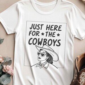 Cowgirl Baddie Graphic White Tee Western Vintage Style Shirt Sleeve T-Shirt